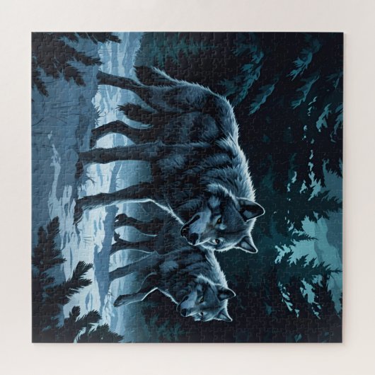Wolves Jigsaw Puzzle ジグソーパズル (横)