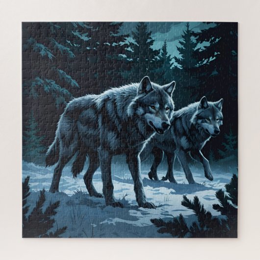 Wolves Jigsaw Puzzle ジグソーパズル (縦)