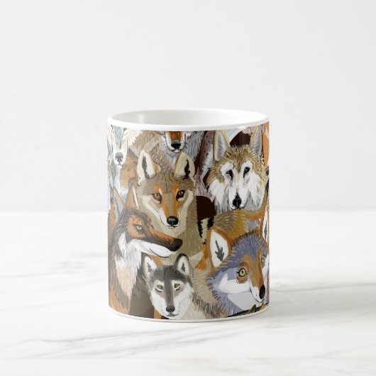 Wolves of Belette Le Pink コーヒーマグカップ (中央)