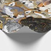 Wolves of the World puzzle ラッピングペーパー (角)