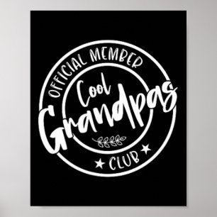 WomのクールGrandpasクラブ公式メンバーヴィンテージ ポスター
