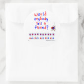 WOMステッカー ラウンドシール (バッグ)