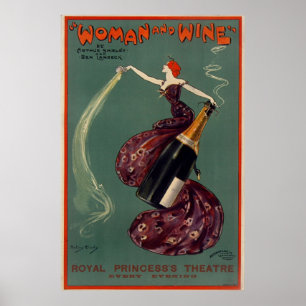 WOMANとWINEシアターヴィンテージ ポスター