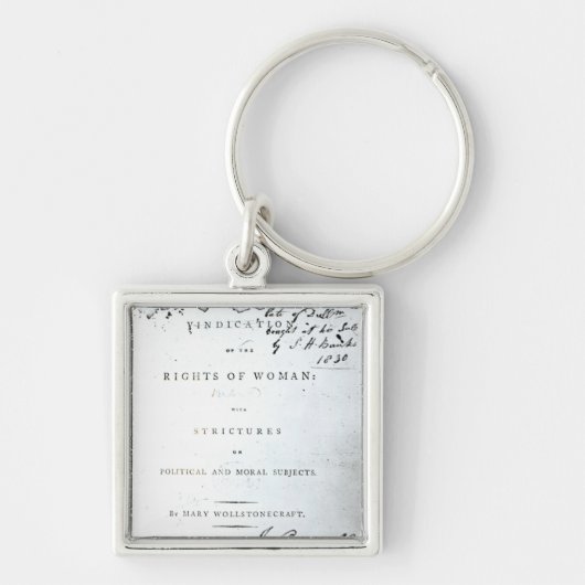 Womanの権利の擁護 キーホルダー (正面)