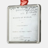 Womanの権利の擁護 メタルオーナメント (左)