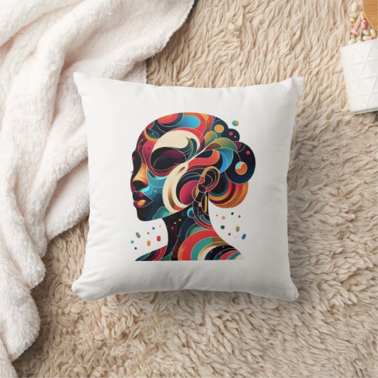 woman  クッション (ブランケット)