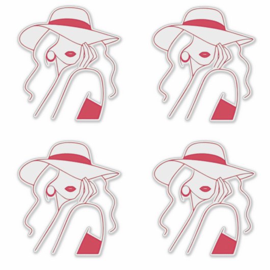 Woman シール (正面)