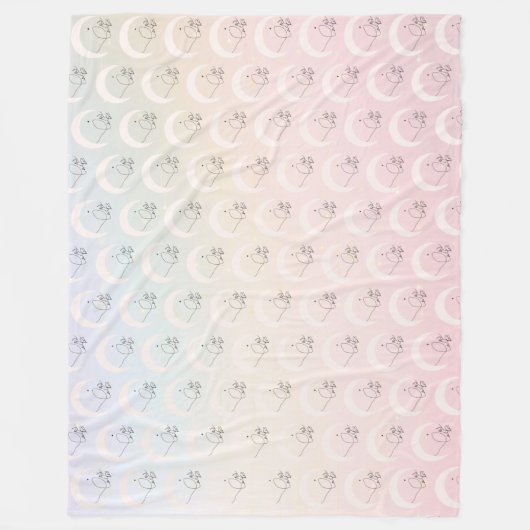 Woman フリースブランケット (正面)