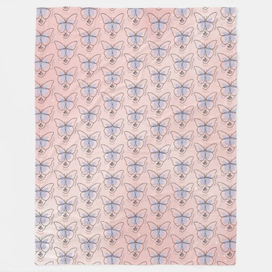 Woman フリースブランケット (正面)