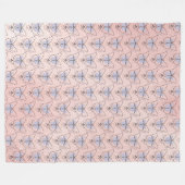 Woman フリースブランケット (正面(横))