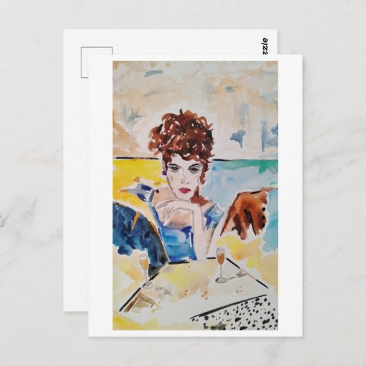 Woman ポストカード (正面/裏面)
