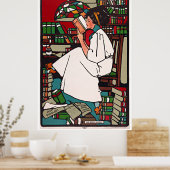 Woman 読's a book stapots ポスター (キッチン)