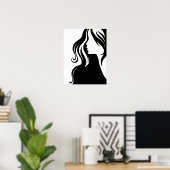 woman-311607女性ポートレート女の子の美しい ポスター (ホームオフィス)