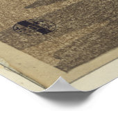 Woman after Bath - 日本のヴィンテージArt Reprint ポスター (角)