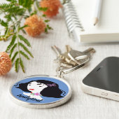 Woman analytical キーホルダー (側面)