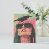 Woman and a Black Bird ポストカード (スタンド正面)