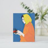 Woman and Crawfishはがき ポストカード (スタンド正面)