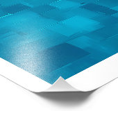 Woman and deer in snowy birch forest by cabin フォトプリント            (角)