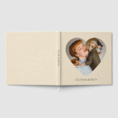 Woman And Dog Photo Album Book ゲストブック (全面)