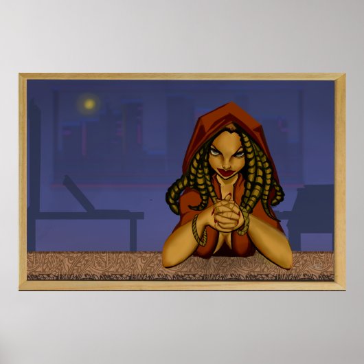 Woman At Bar ポスター (正面)