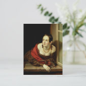 Woman at her WindowまたはThe Wife of a ポストカード (スタンド正面)