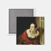Woman at her WindowまたはThe Wife of a マグネット (正面/裏面)