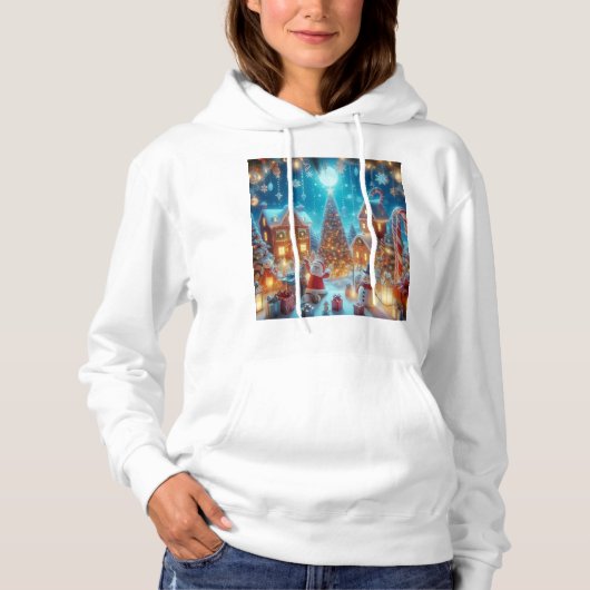 WOMAN BEAUTIFUL HOODED SWEATSHIRT パーカ (正面)