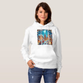 WOMAN BEAUTIFUL HOODED SWEATSHIRT パーカ (正面フル)