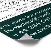 Woman Behind Book Store 広告's ポスター (角)