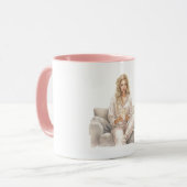 Woman Blush Movie Time Popcorn マグカップ (正面左)