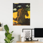 Woman by the Sea by Paul Gauguinヴィンテージファインアート ポスター (ホームオフィス)