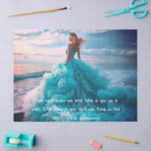 Woman by the Sea Tissue Paper 薄葉紙 (クラフト)