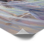 Woman By Window Soft Impressionist Style Painting ポスター (角)