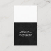 Woman Chef Cooking Logo | Restaurant 名刺 (裏面)