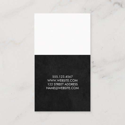 Woman Chef Cooking Logo | Restaurant 名刺 (裏面)