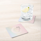 Woman Coaster スクエアペーパーコースター (インサイチュ)