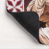 Woman Cooking, Alphonse Mucha マウスパッド (コーナー)