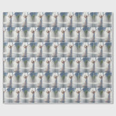 Woman Dancing In a City Fountain ラッピングペーパー (フラット)