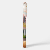 Woman Dog Park Bench Portrait Case-Mate iPhoneケース (裏面 / 右)