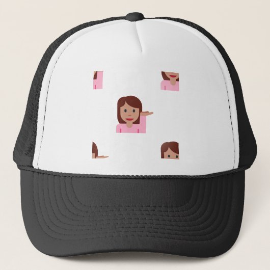 woman emoji キャップ (正面)