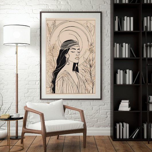 Woman Female Goddess ポスター