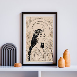 Woman Female Goddess ポスター