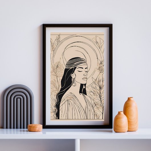 Woman Female Goddess ポスター