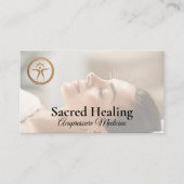 Woman Getting Acupuncture | Eastern Healing 名刺 (正面)