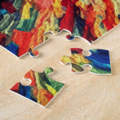 Woman Hands Covering Face Intense Emotional  ジグソーパズル (側面)