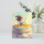 woman in a casserole dish pool ポストカード (スタンド正面)