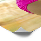 Woman In A Pink Bikini ポスター (角)