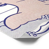 Woman in Bath by Roy Lichtenstein ポスター (角)