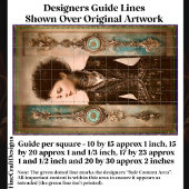 Woman in Black, Baroque Panels DX9L Decoupage 薄葉紙