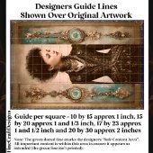 Woman in Black, Baroque Panels DX9R Decoupage 薄葉紙